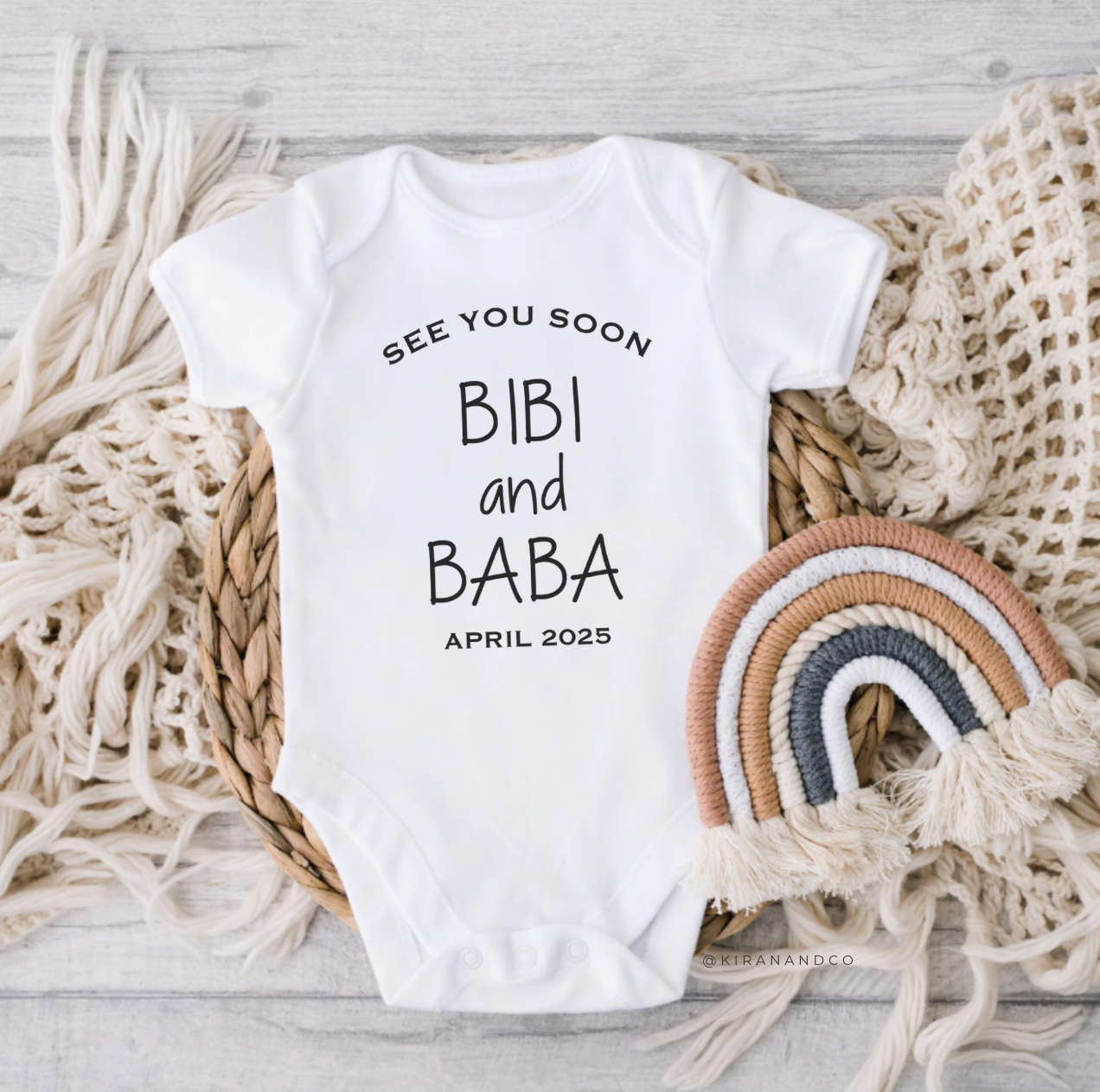 See You Soon Bibi and Baba Bodysuit