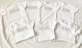 Days of the Week Bodysuit Set