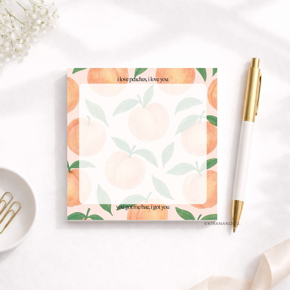 Peaches Memopad