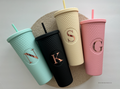 Initial Studded Tumbler