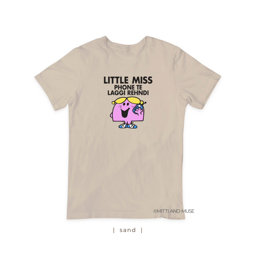 Little Miss Phone Te Laggi Rehndi T-Shirt