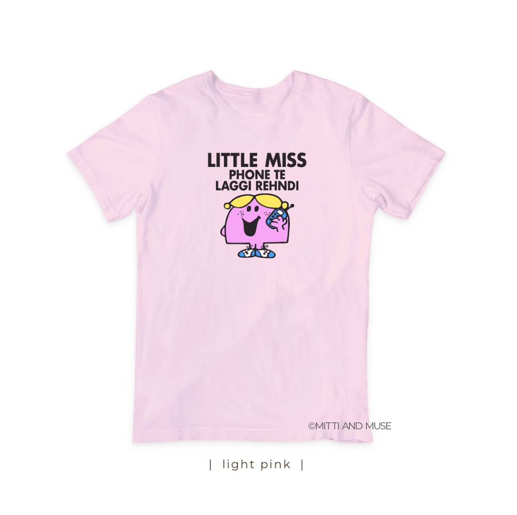 Little Miss Phone Te Laggi Rehndi T-Shirt