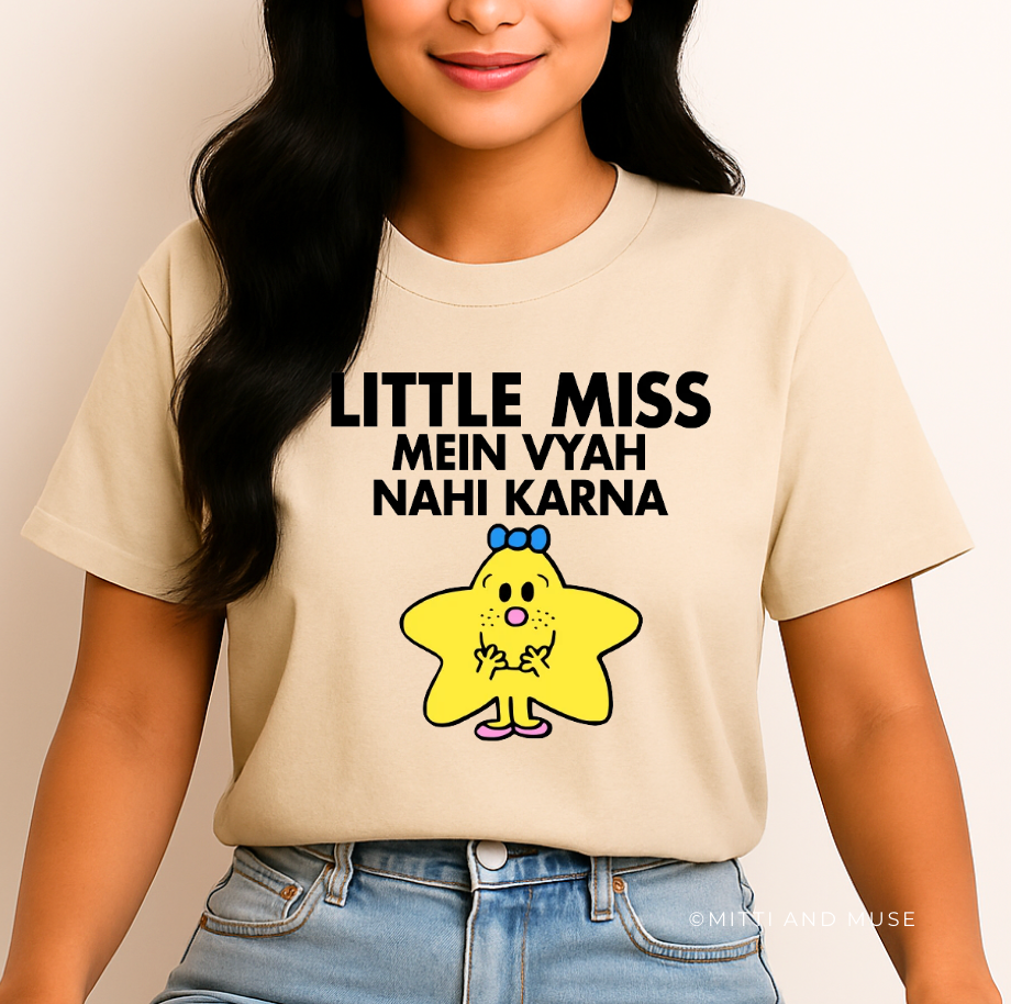 Little Miss Mein Vyah Nahi Karna T-Shirt