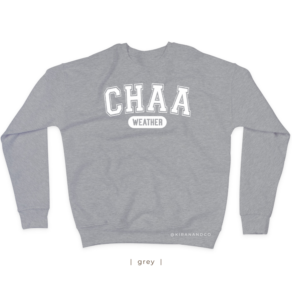Chaa Weather Varsity Sweatshirt