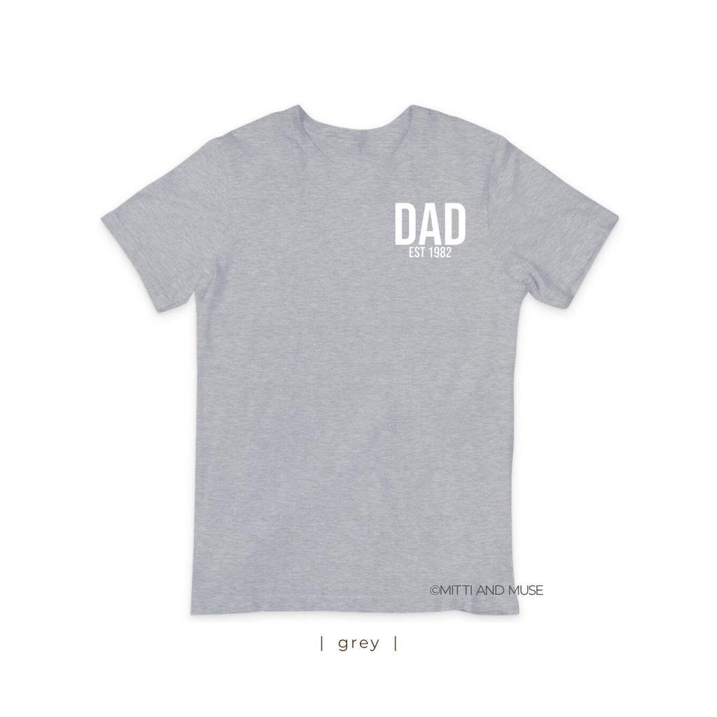 Personalized Dad EST T-Shirt