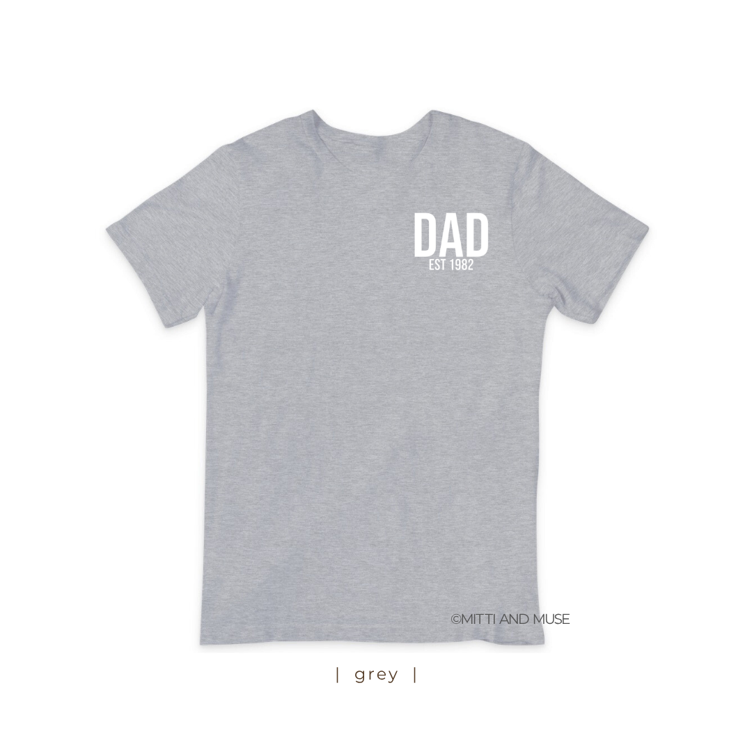 Personalized Dad EST T-Shirt