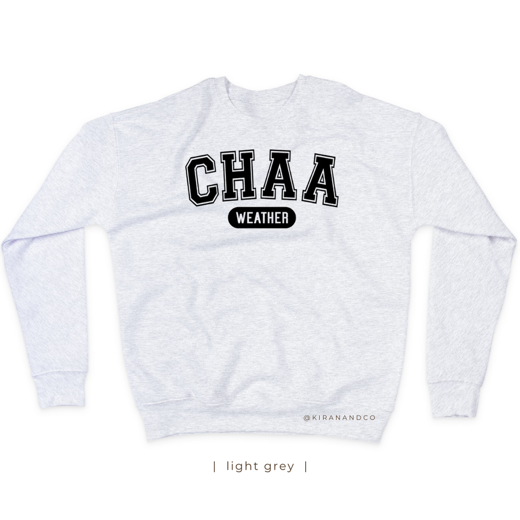 Chaa Weather Varsity Sweatshirt