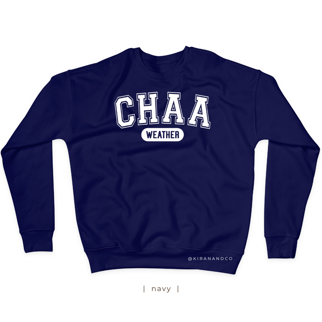 Chaa Weather Varsity Sweatshirt