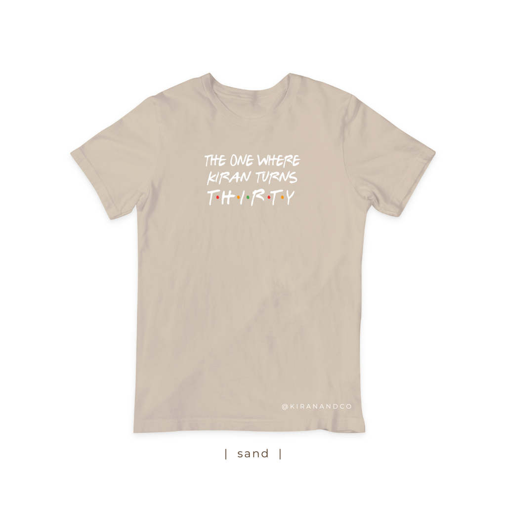 The One Where NAME Turns AGE T-Shirt