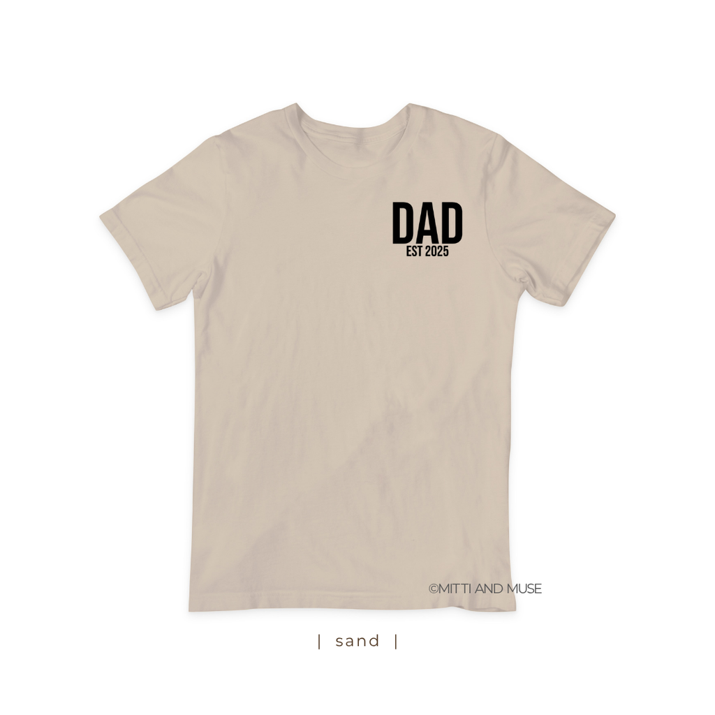 Personalized Dad EST T-Shirt