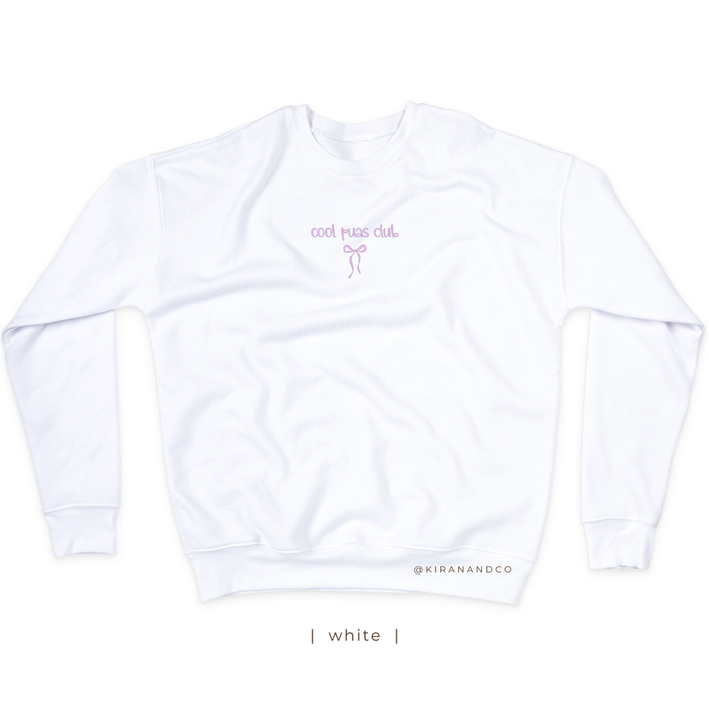 Cool Puas Club Bow Sweatshirt