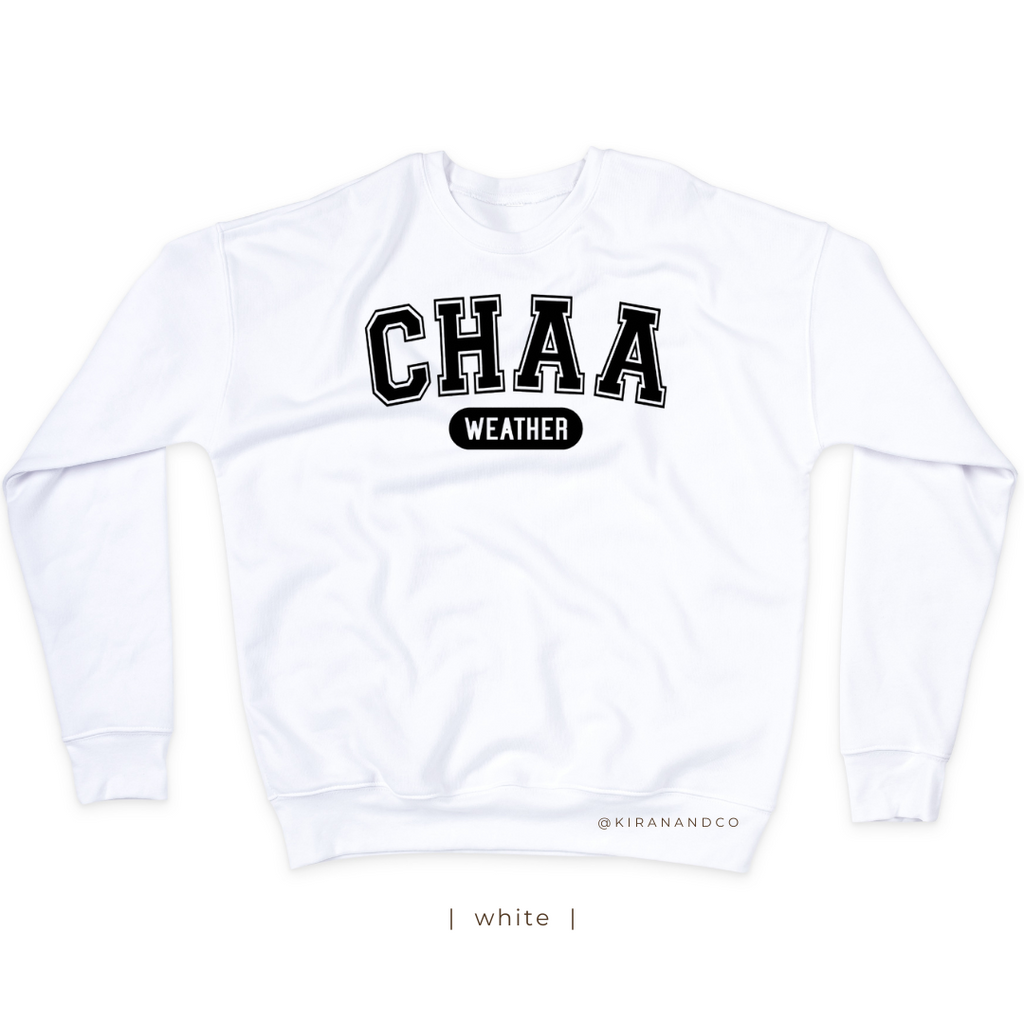 Chaa Weather Varsity Sweatshirt