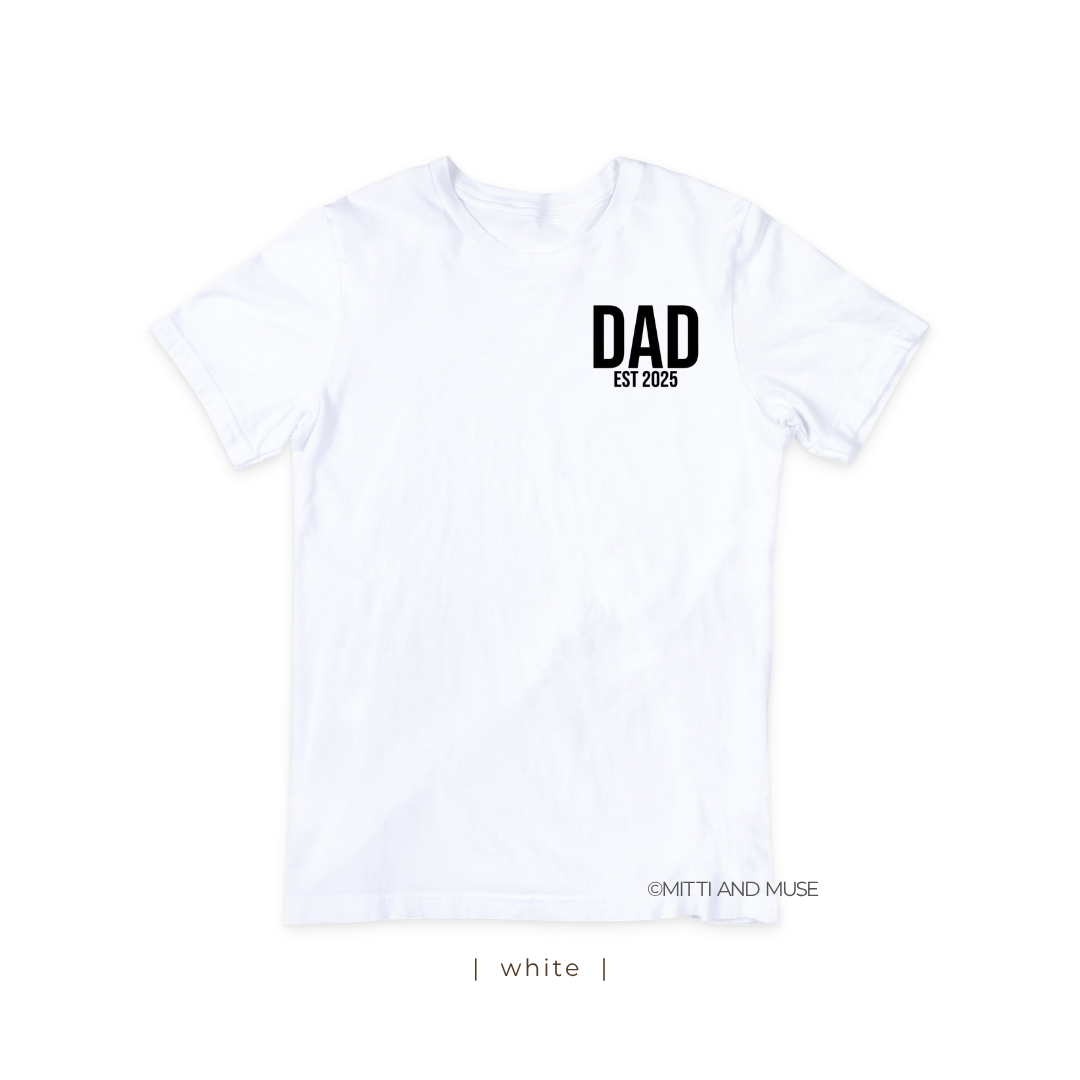 Personalized Dad EST T-Shirt